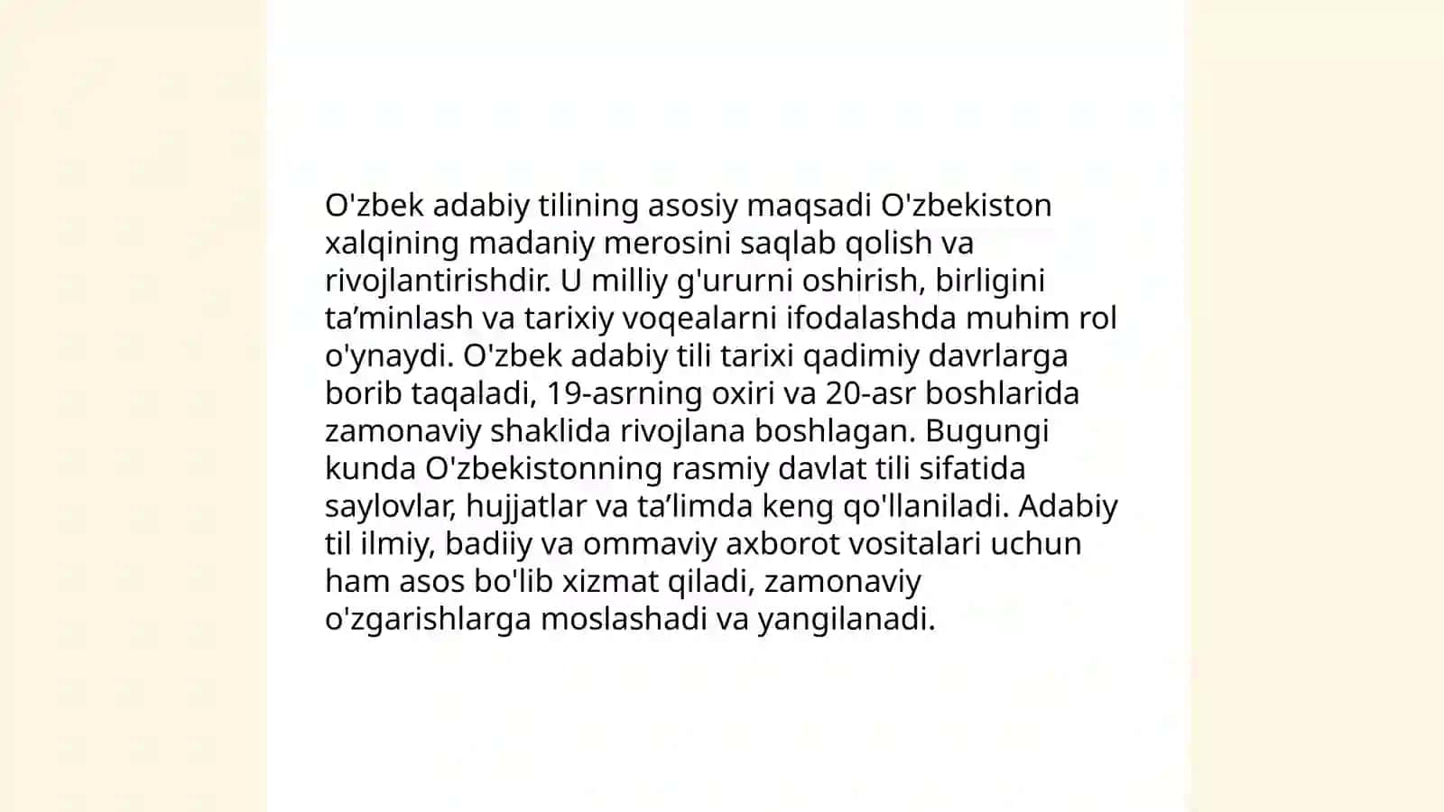 Oʻzbek adabiy tili 4