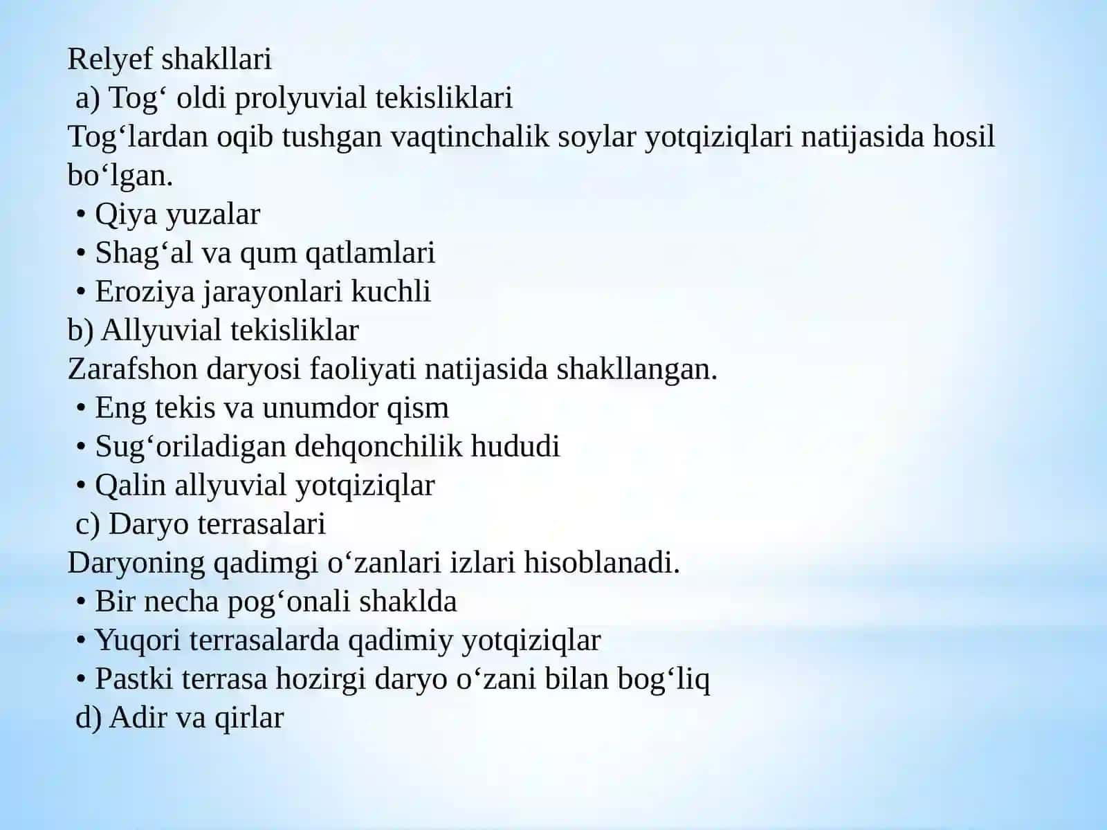 Zarafshon vodiysi tuproqlari 4