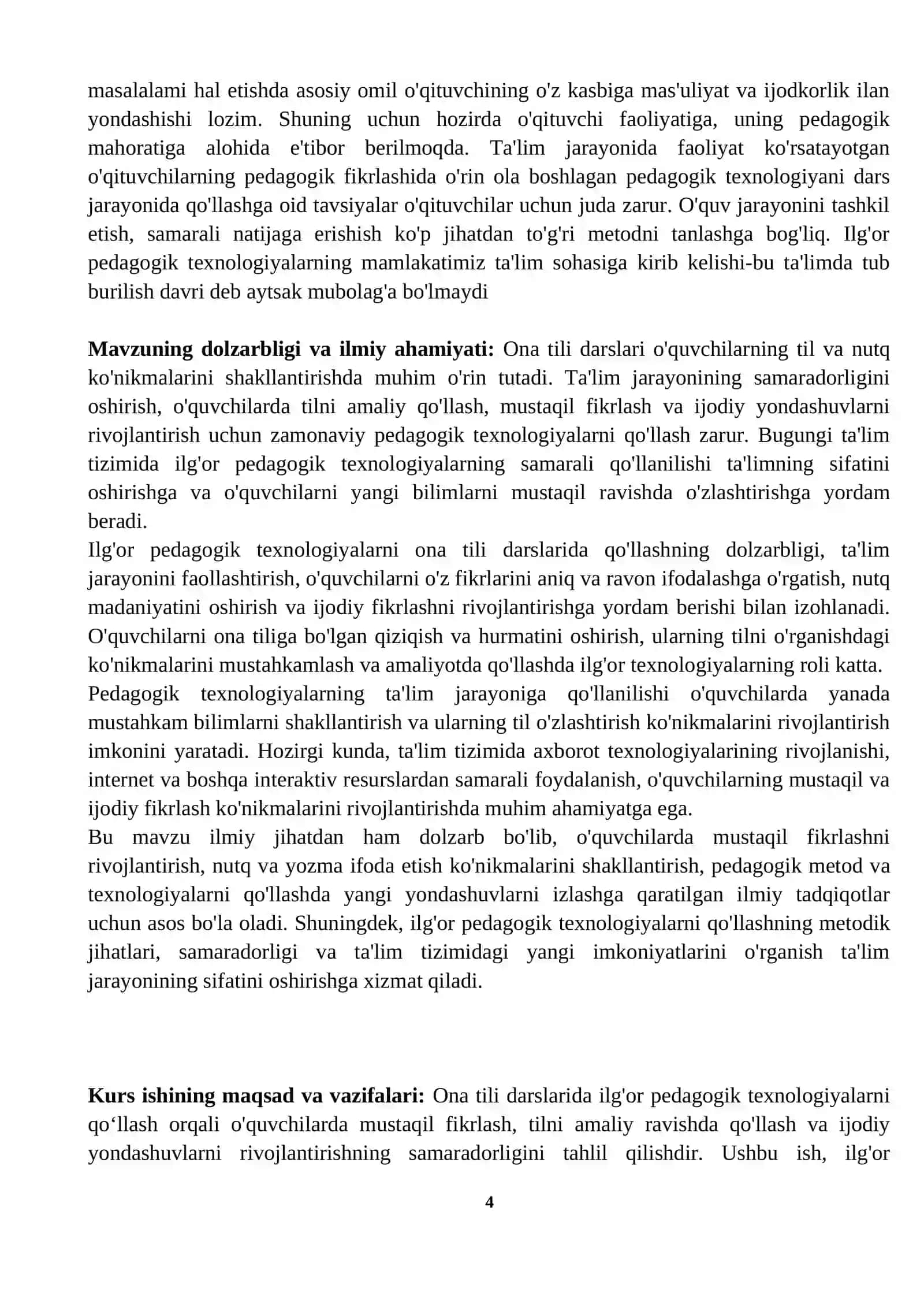 Ilg‘or pedagogik texnologiyalarning turlari va mazmuni 4