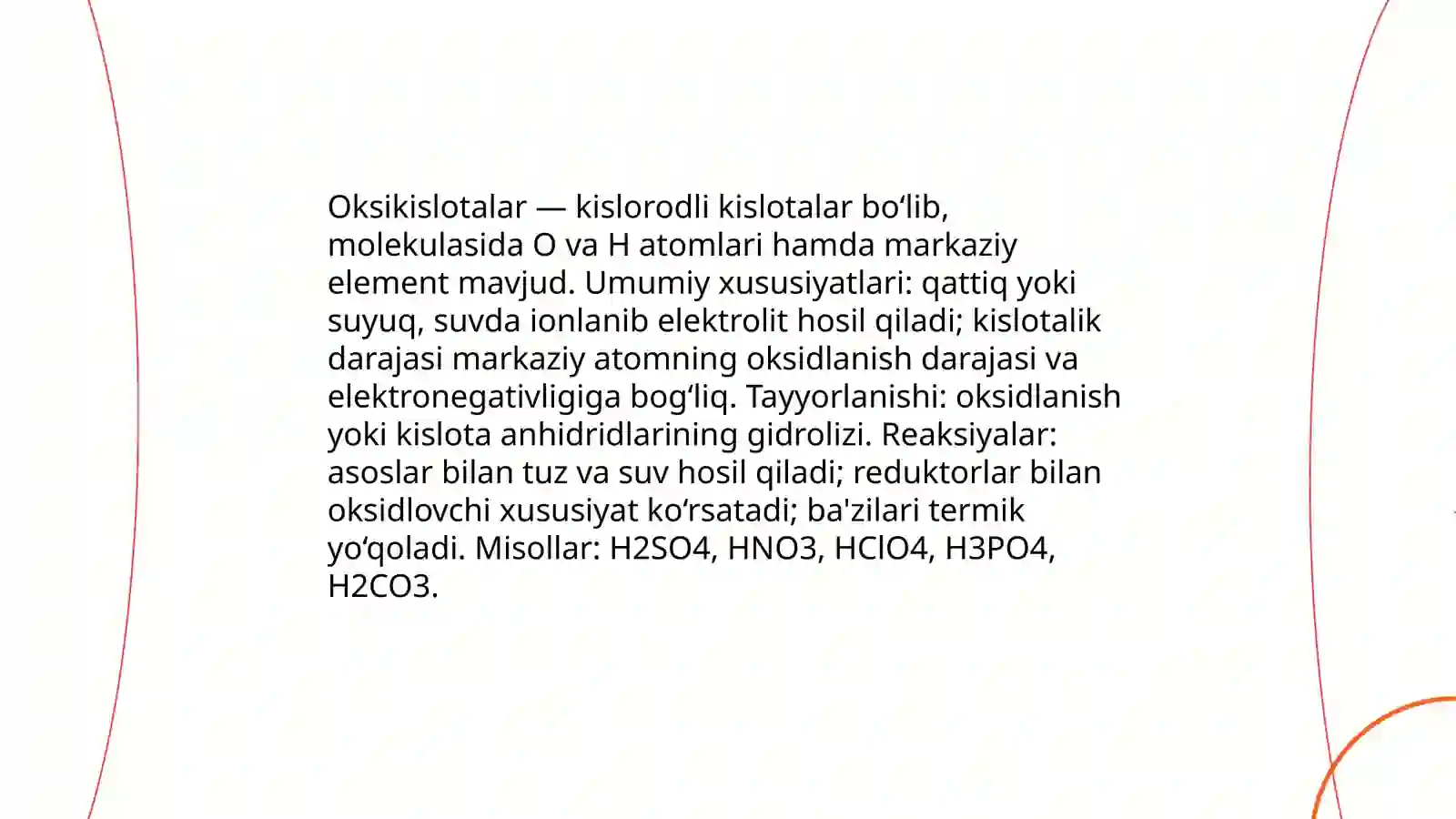 Anorganik birikmalarning eng muhim sinflari 4