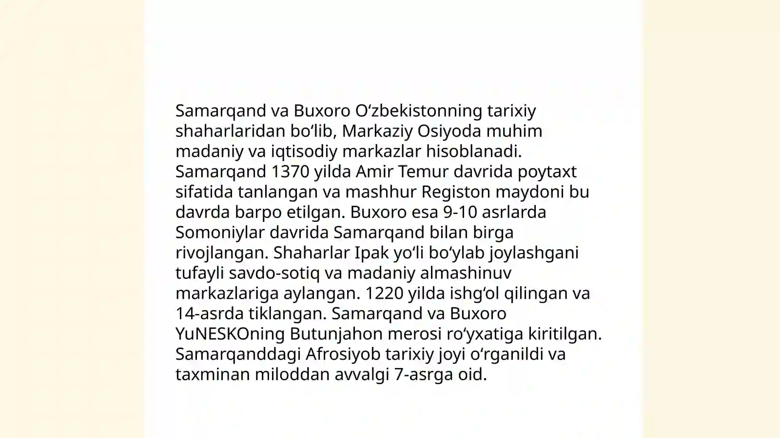 O'zbek madaniy merosi 4