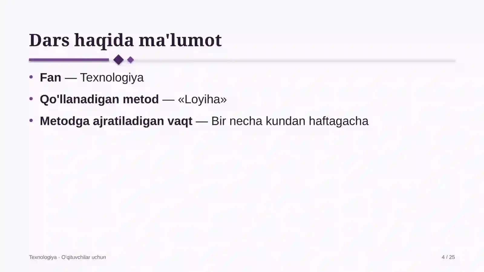 texnologiya darslarida loyiha metodidan foydalanish 1837 4