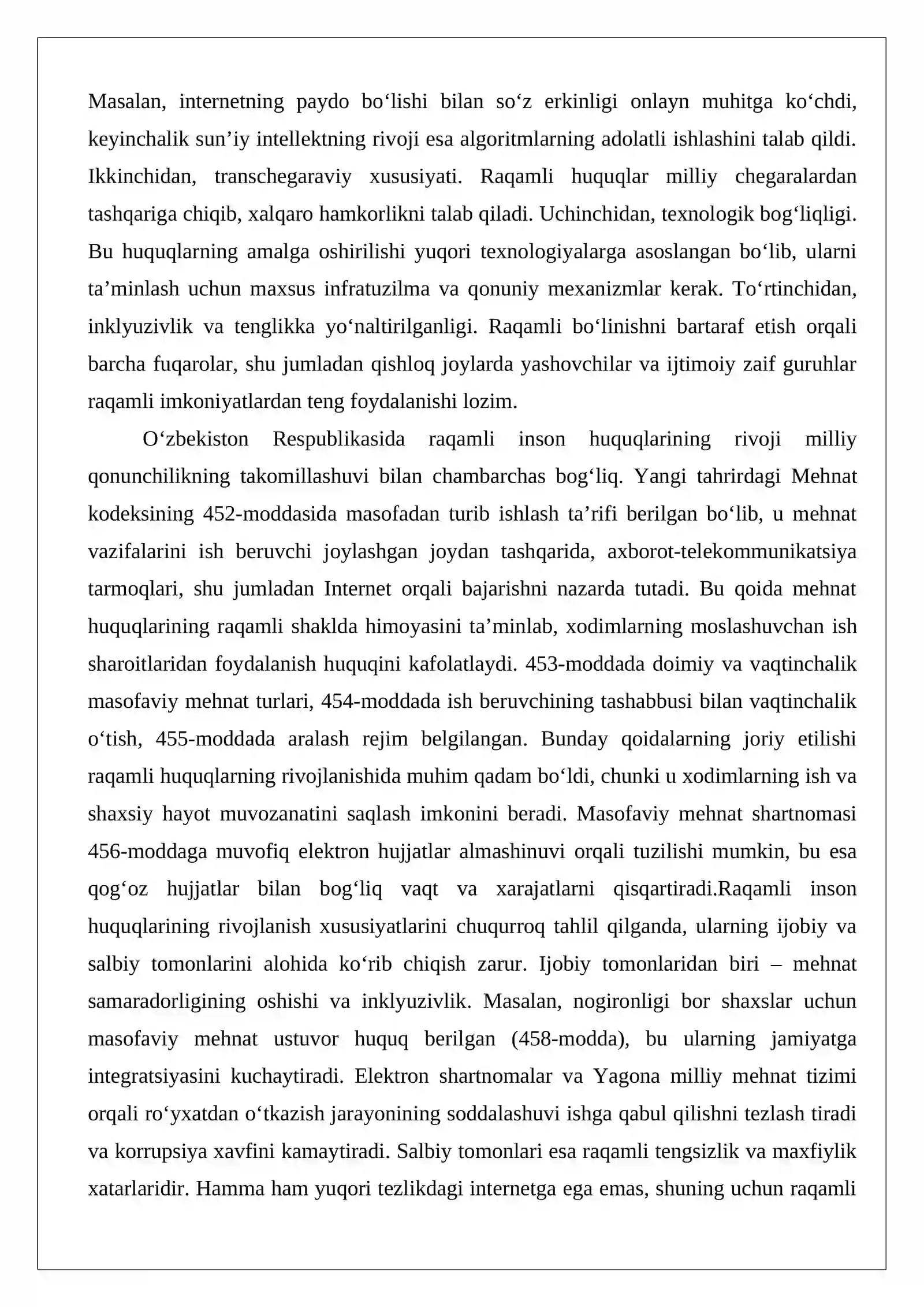 Raqamli inson huquqlari va mas’uliyatining buzilishi 4
