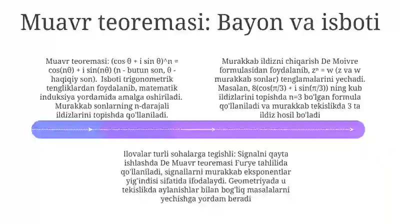 Muavr teoremasi 4