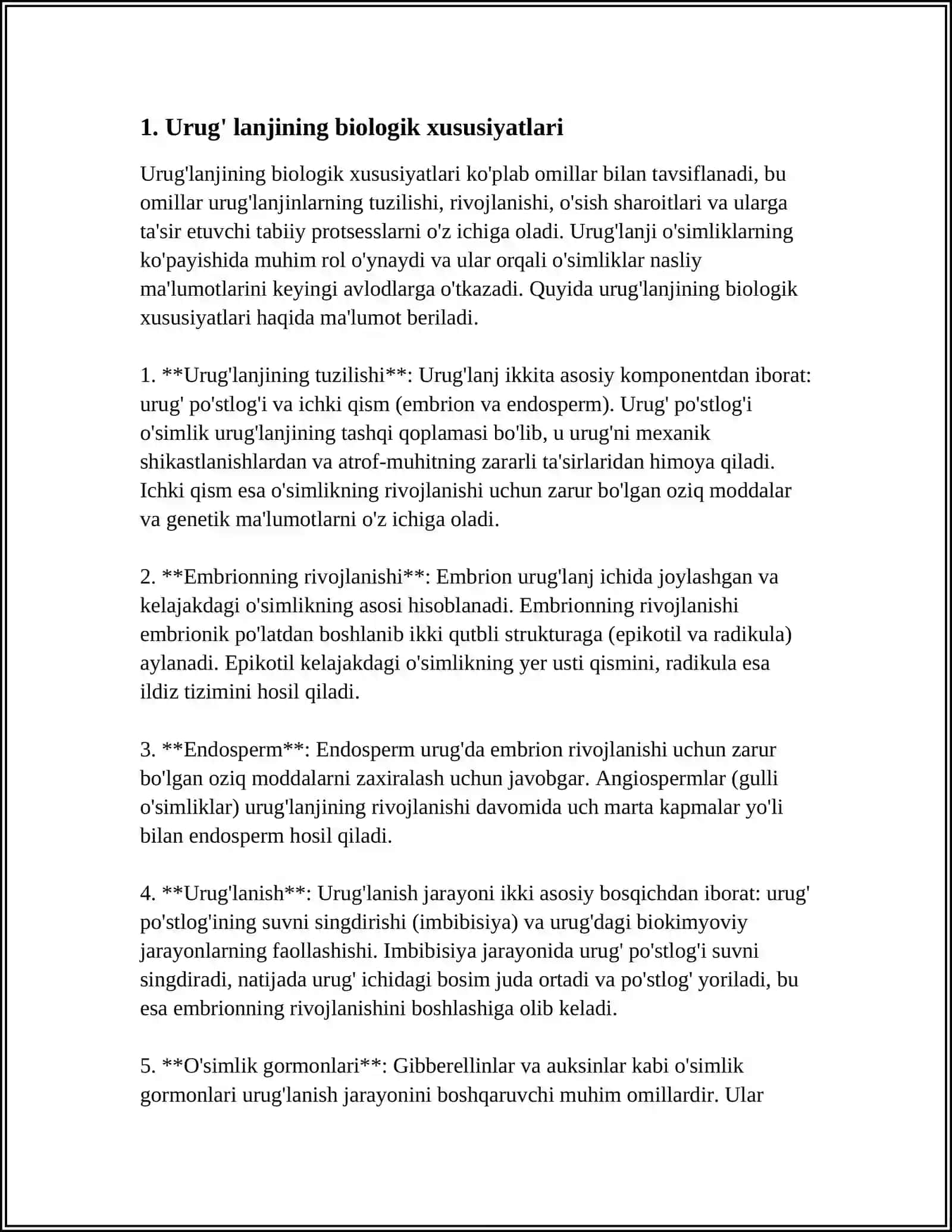 SIMLIK URUG'INING UNIB CHIQISHIDA ZAHIRA MODDALARNING SARFLANISHINING FIZIOLOGIK ASOSLARI 4