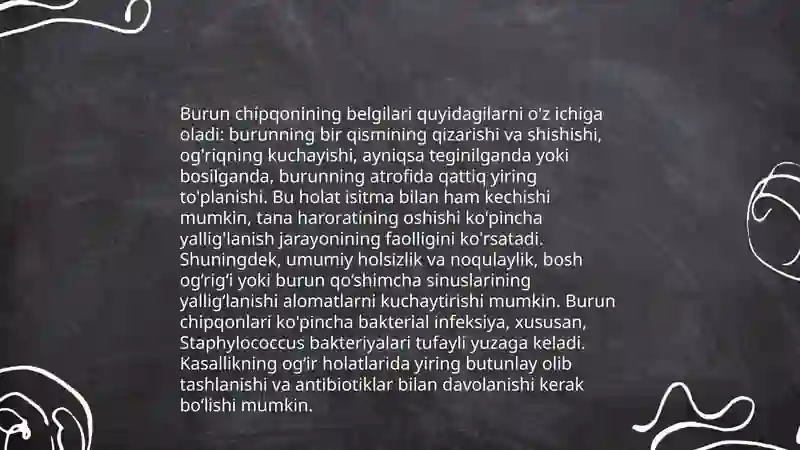 Burun chipqoni 4