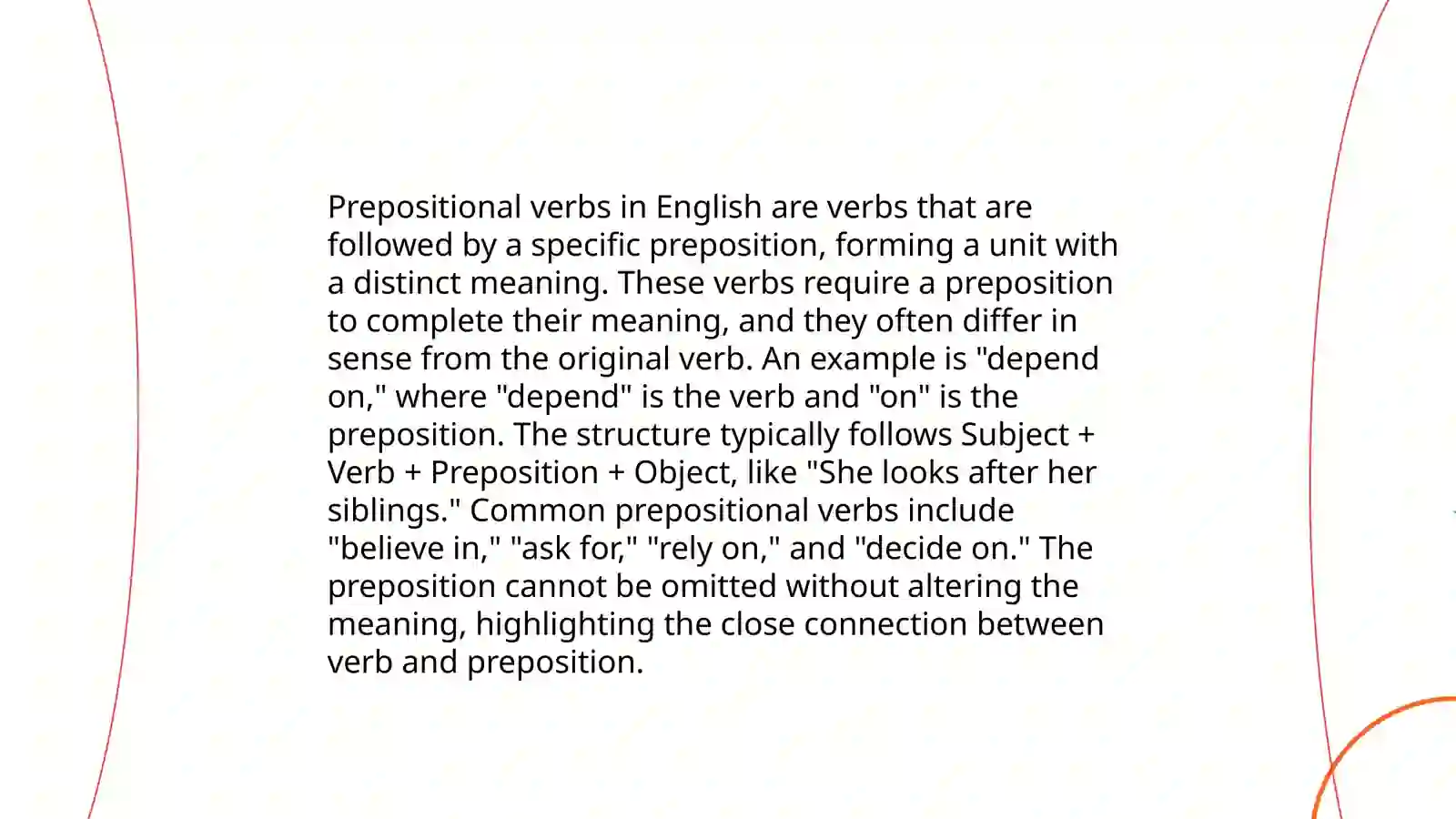 Prepositional Verbs 4