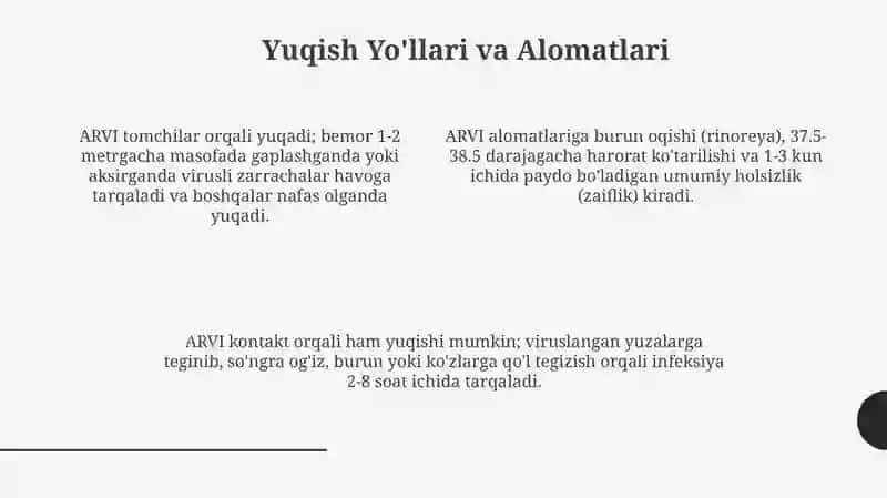 ARVI profilaktikasi 4