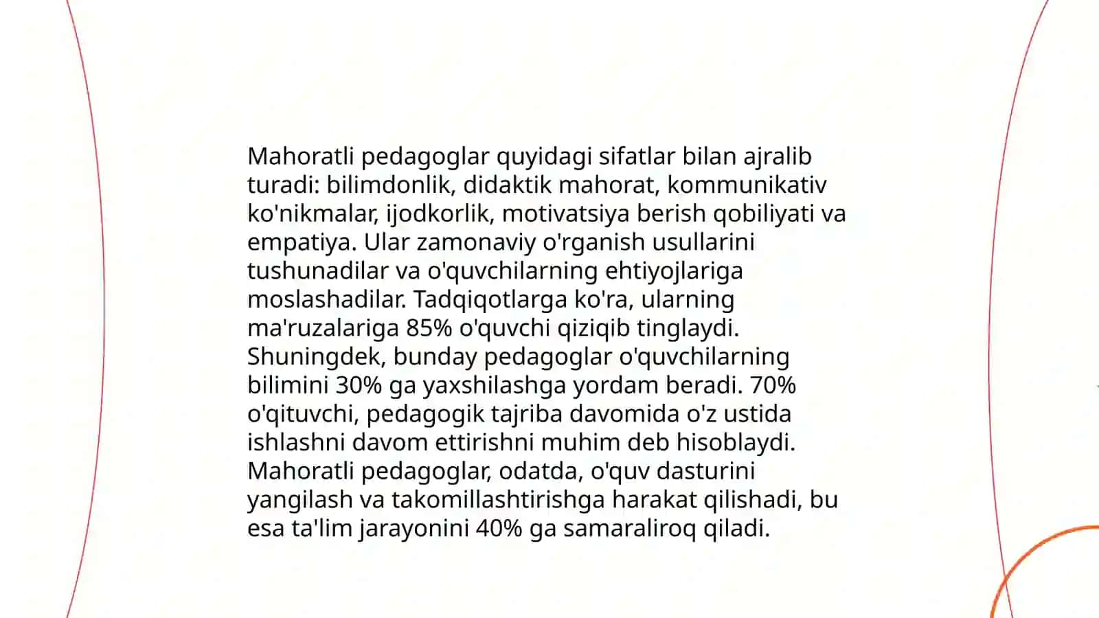 Jamiyatda o‘z o‘rniga ega mahoratli pedagog va siyosiy notiqlar Norxo'jayeva Jumagul 4
