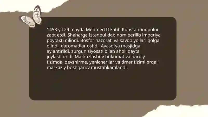 Usmoniy Davlati, Mehmed 1 4
