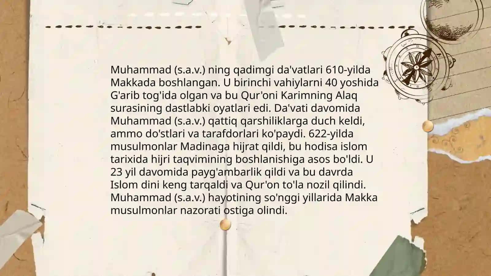 Dastlabki musulmonlar jamoasining tashkil topishi 4
