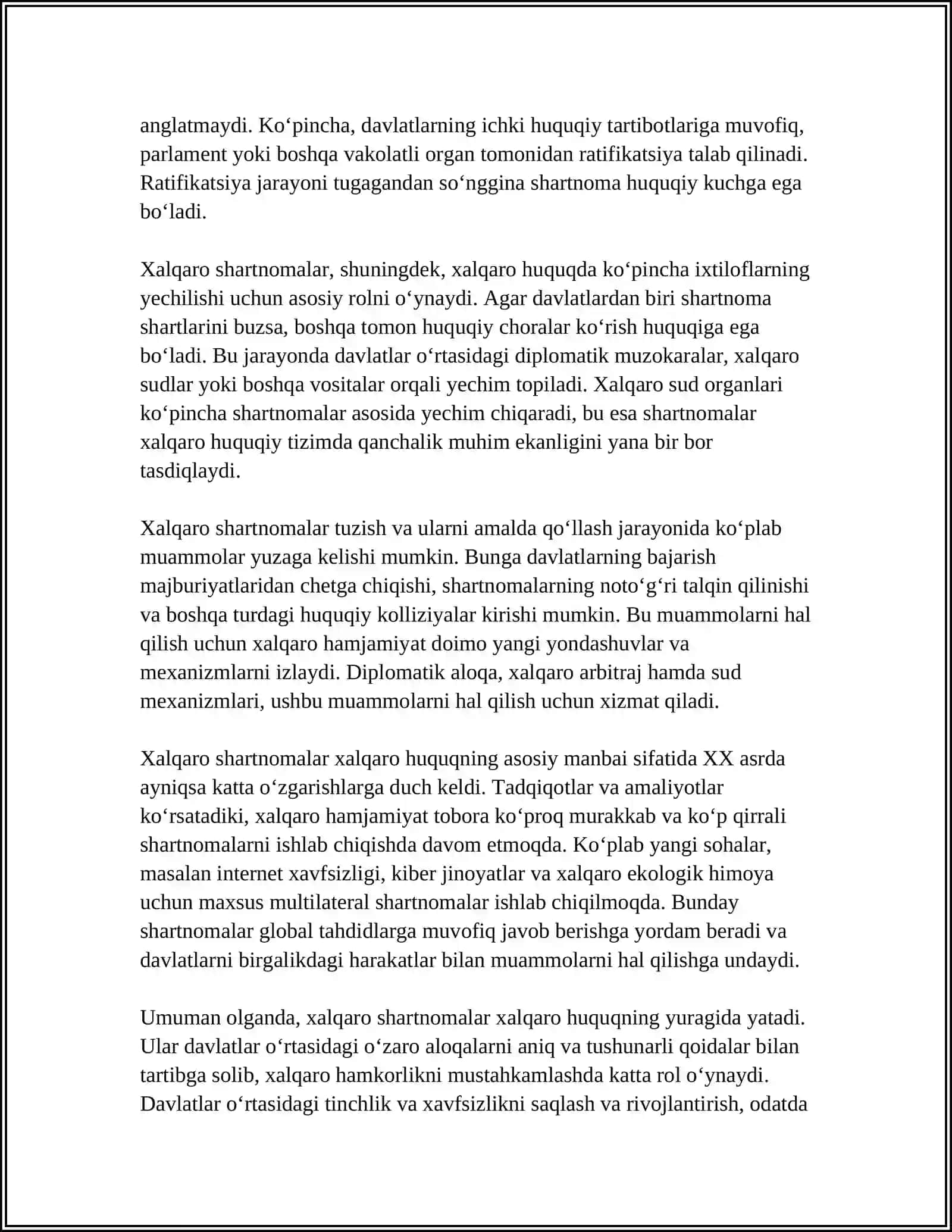 XALQARO HUQUQNING ASOSIY VA YORDAMCHI MANBALARI 4