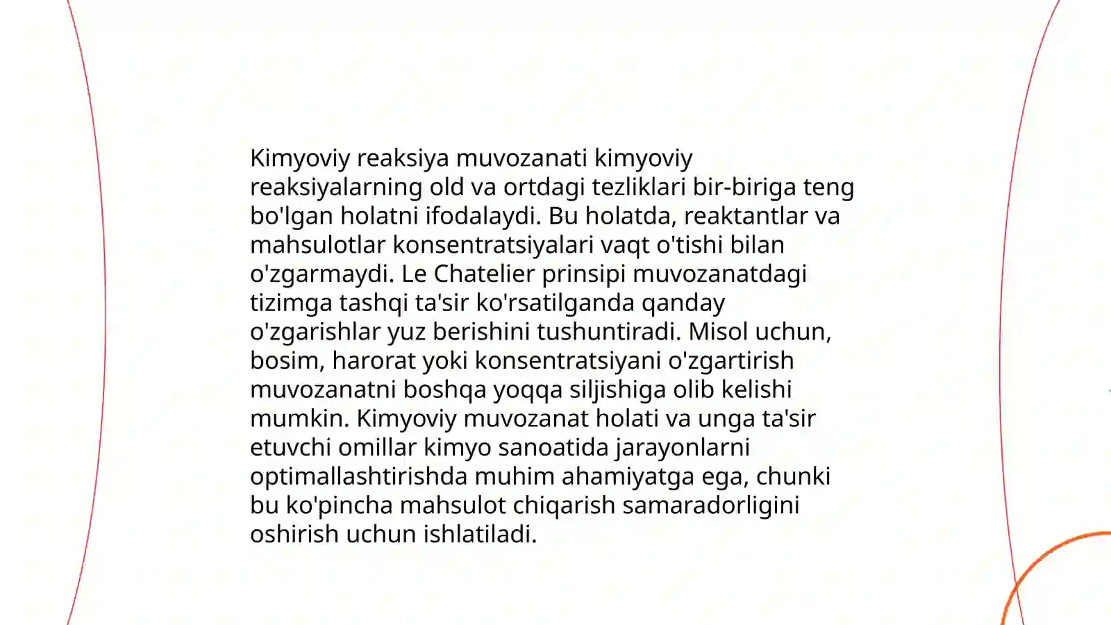 Termodinamik muvozanat konstantasi 4