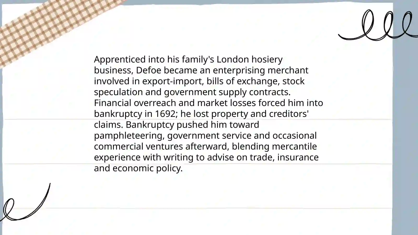 DANIEL DEFOE 4