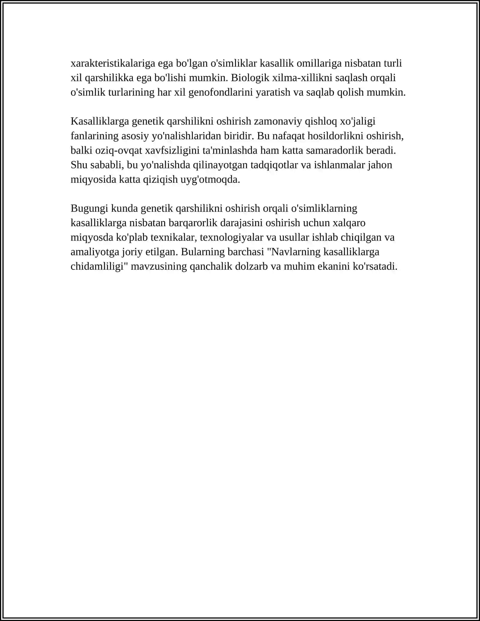 NAVLARNING KASALLIKLARGA CHIDAMLILIGI 4