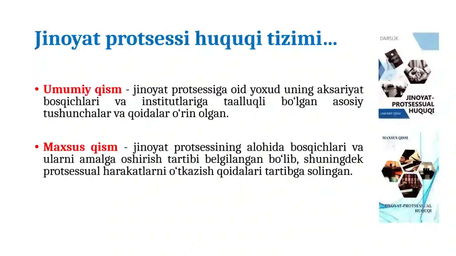 Jinoyat protsessining tushunchasi 4