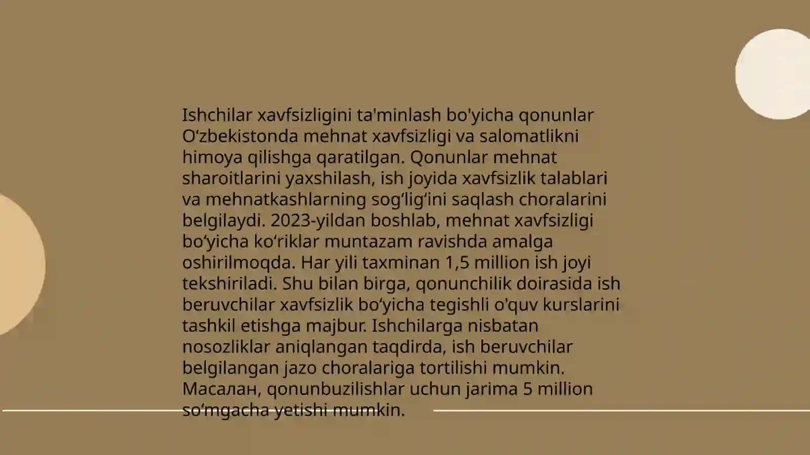 Ishlab chiqarishdagi shikastlanishlar uchun ishchi hodimlarga badal tulash va hisob-kitobni yuritish 4