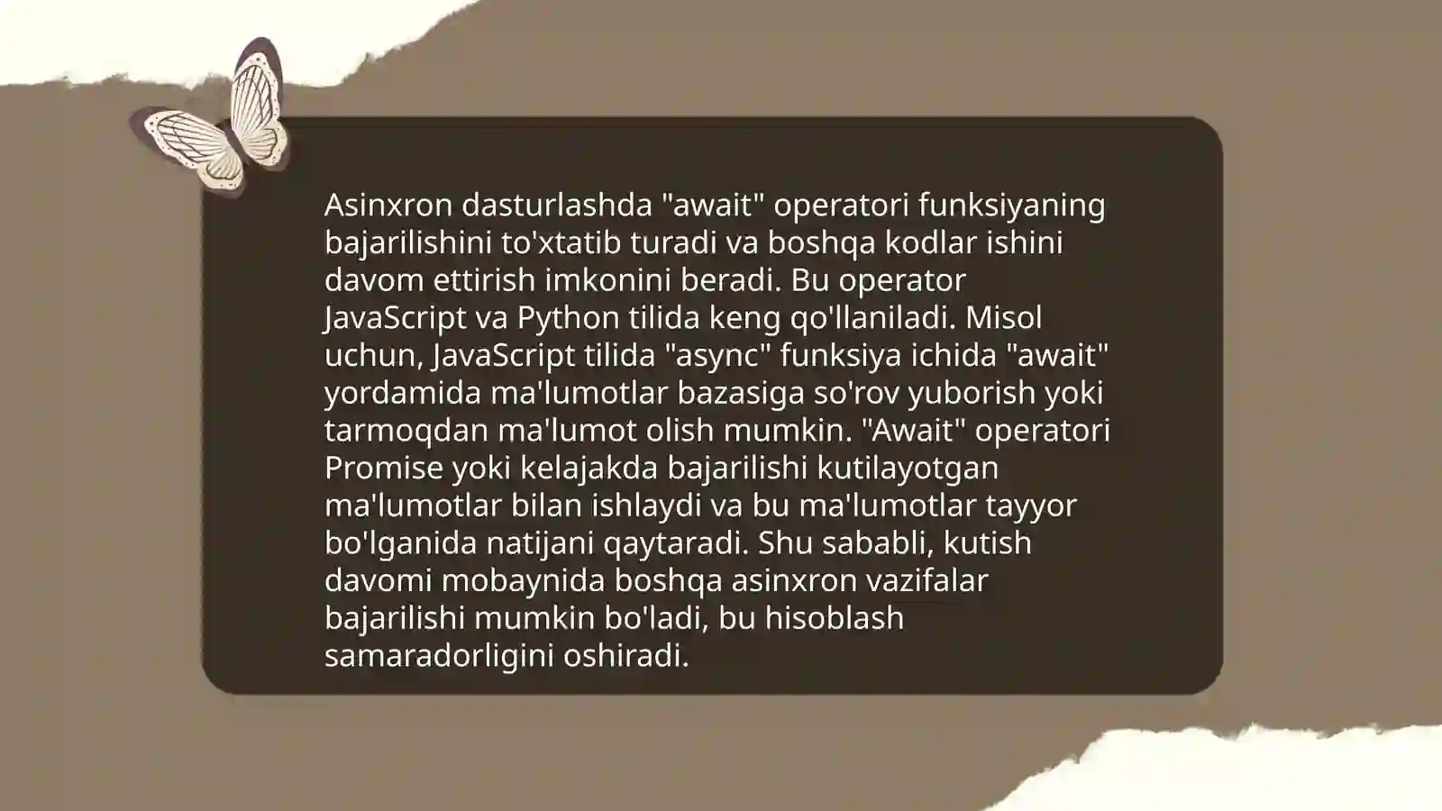 Asinxron dasturlash 4