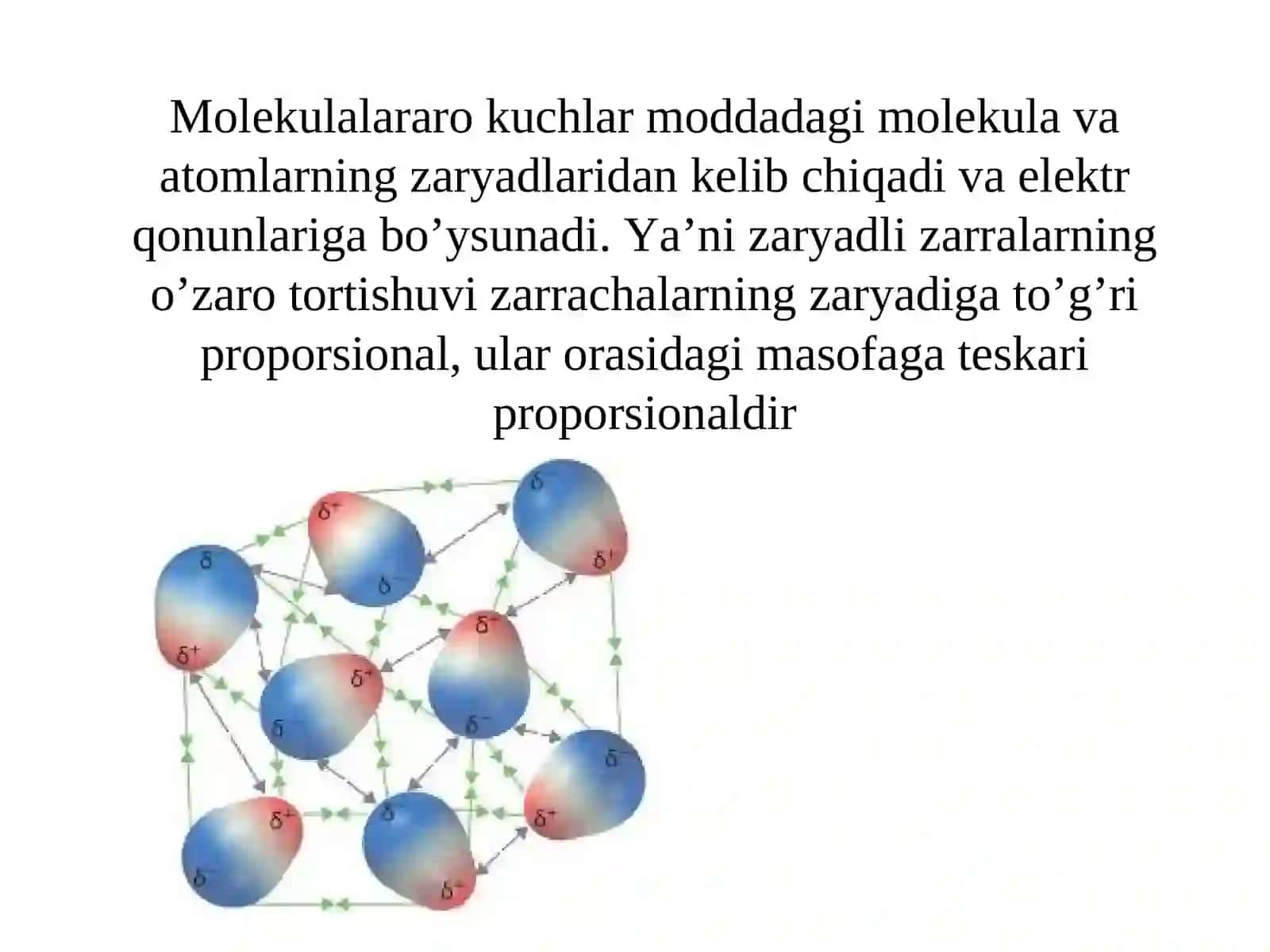 Molekulalararo kuchlar 4
