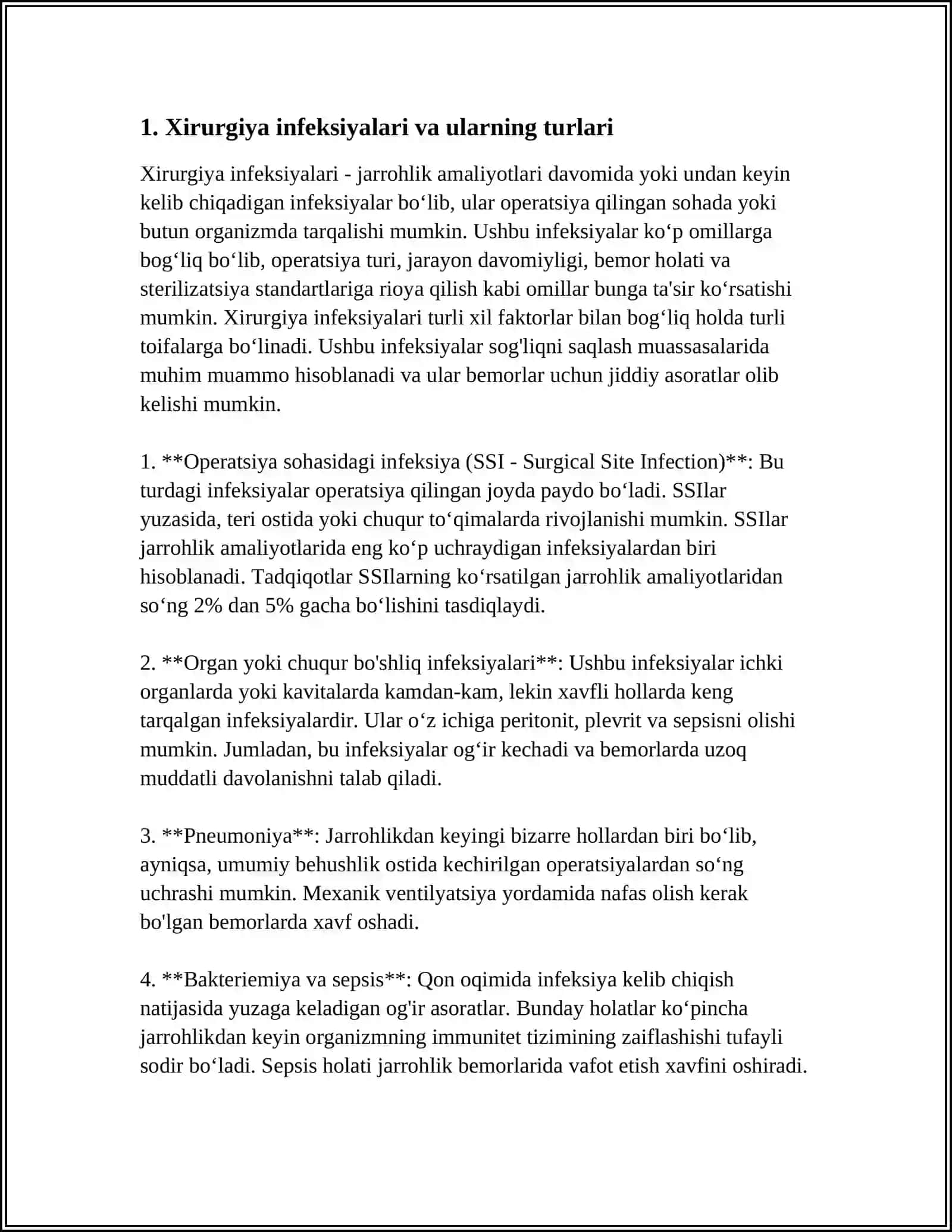 XIRURGIYA INFEKSIYA TUSHISHINI OLDINI OLISH ASIPTIKA VA ANTISEPTIKA 4
