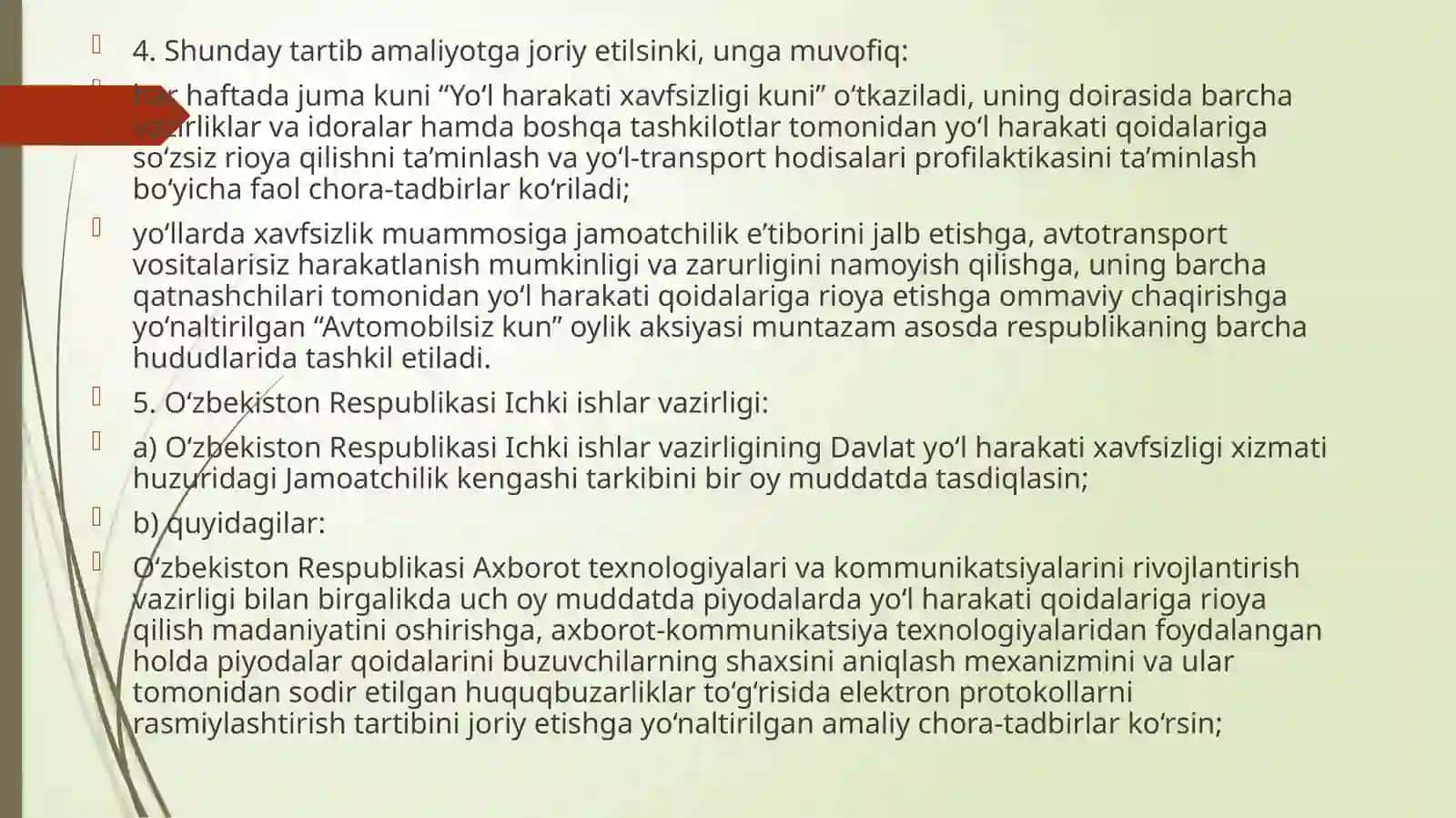 Harakat xavfsizligini ta’minlash huquqini boshqa tarmoq huquqlari bilan bog'liqligi 4