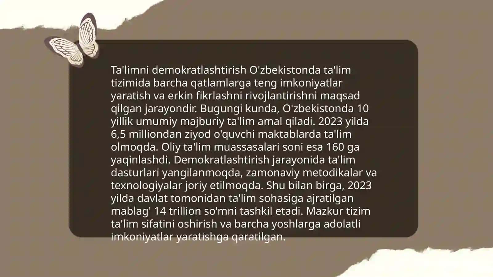Oliy ta'lim tizimidagi islohotlar 4