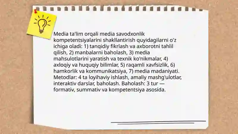 Media savodxonlik 4