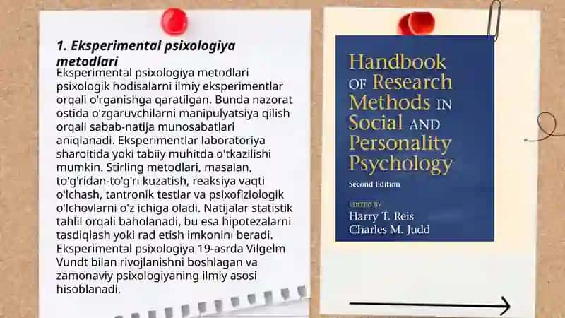 Hozirgi zamon psixologiyasining tadqiqot metodlari 4