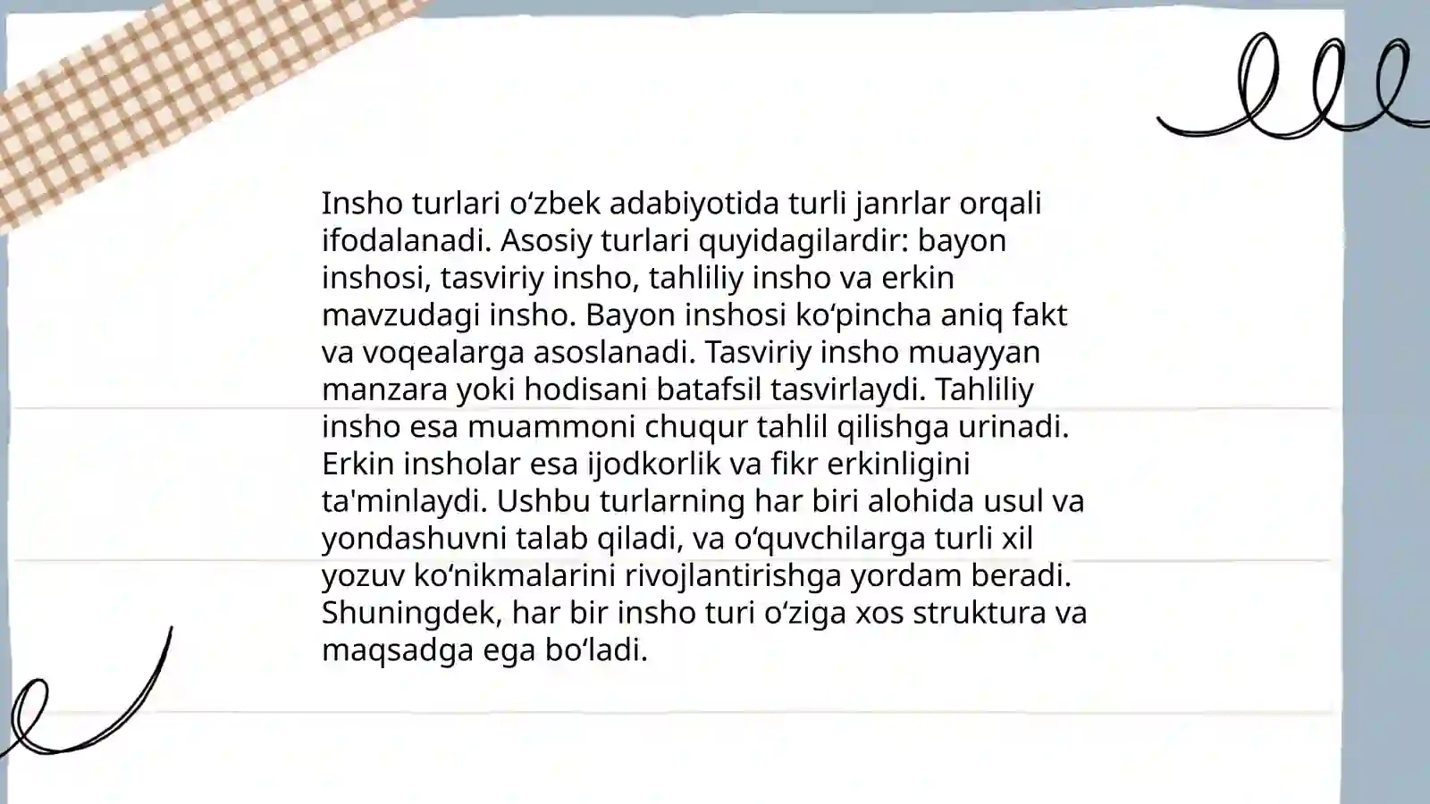 Insho va uning turlari 4