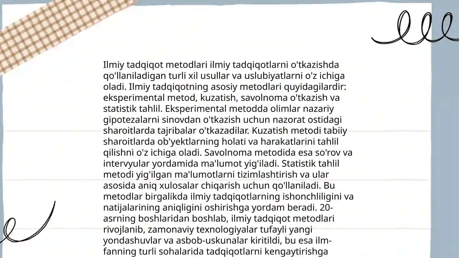 Ilmiy tadqiqotning namoyon boʻlish jihatlari 4