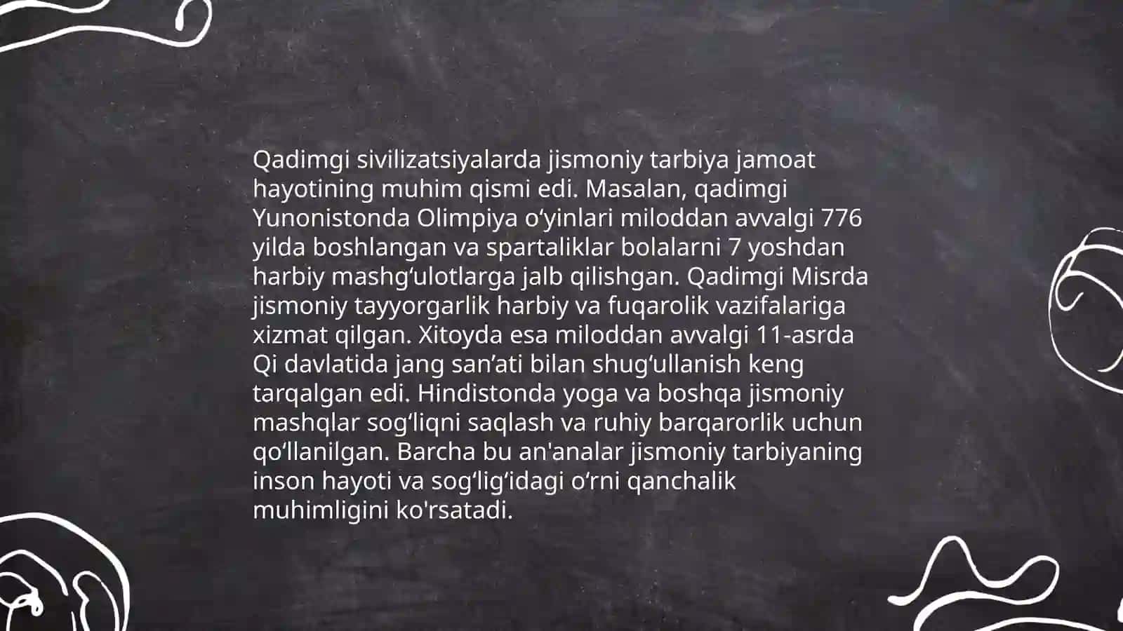 Jismoniy tarbiya va sport ta'lim bosqichlari 4