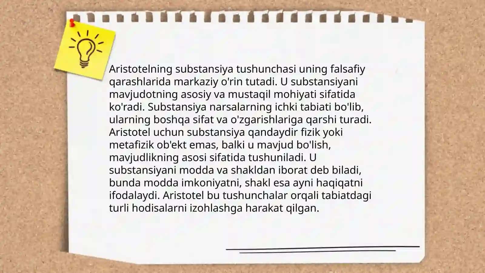 Aristotel, Forobiy va Kant ontologiyasida kategoriyalarning tasnifi 4