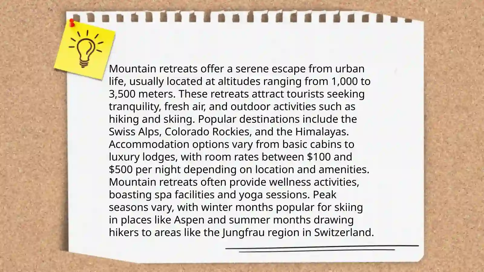 Great getaways 4
