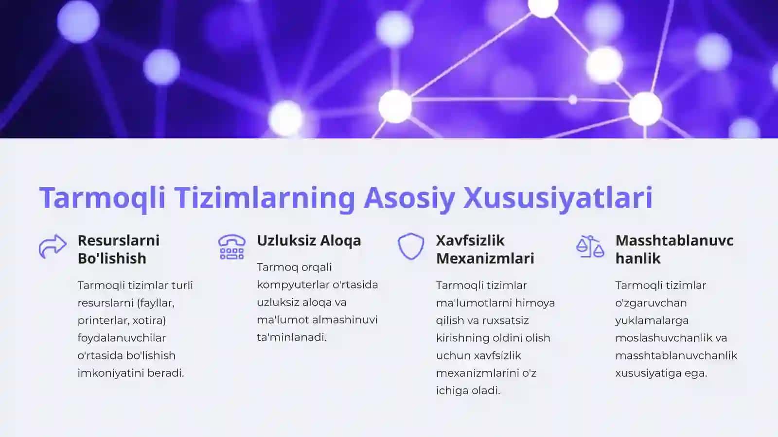Tarmoqli Operatsion Tizimlar: Keng Ko'lamli Analiz 4