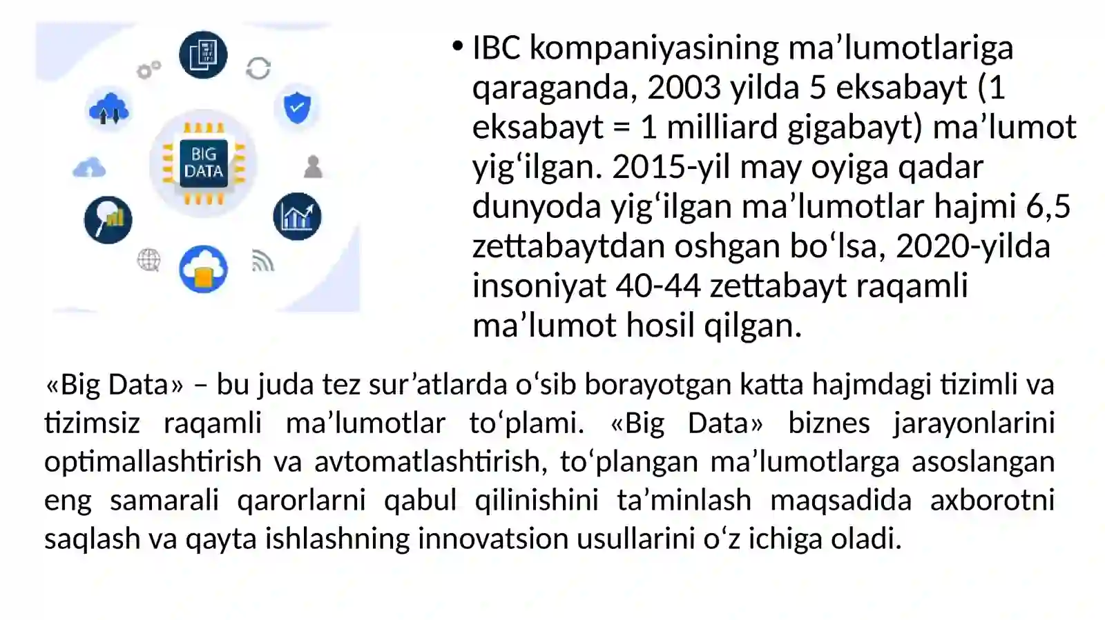 Big Data tushunchasi 4