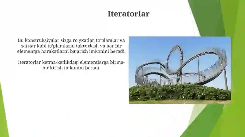 Tsikllar turlari 4