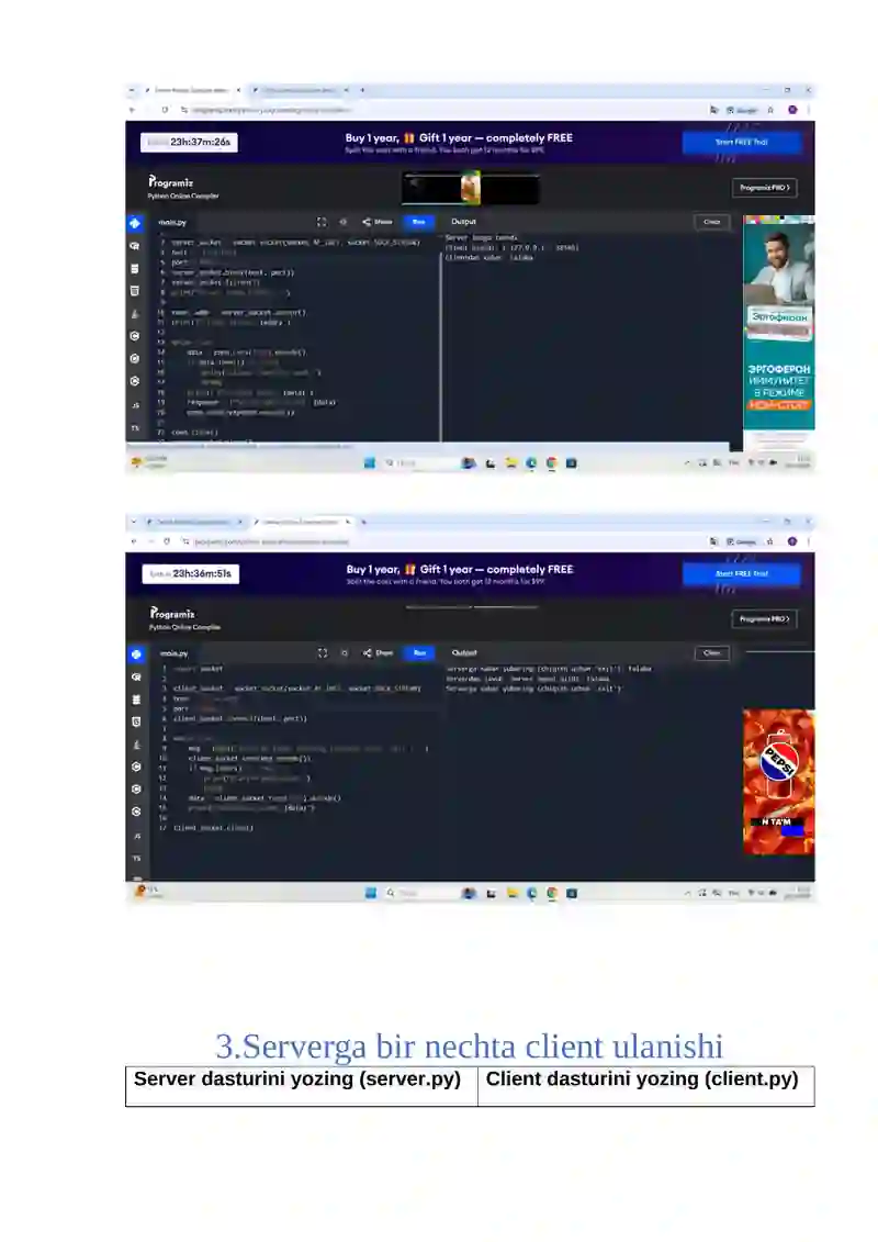 Bir nechta xabar almashuvi 4