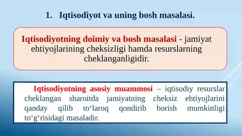 Iqtisodiyot Nazariyasi Fani 4