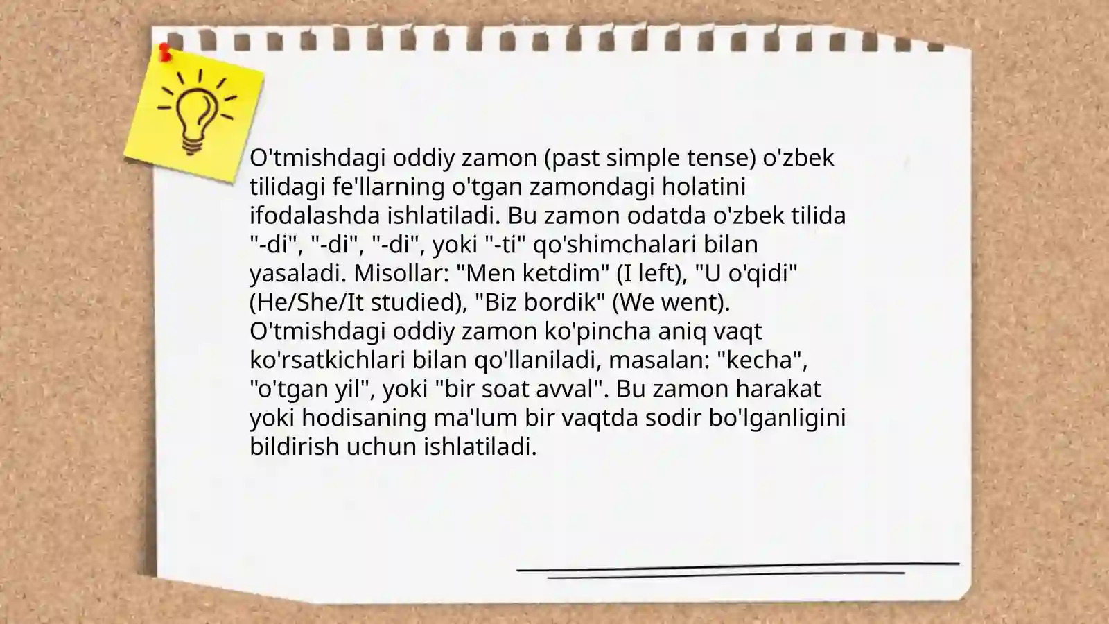 PAST SIMPLE PRESENT SIMPLE 4