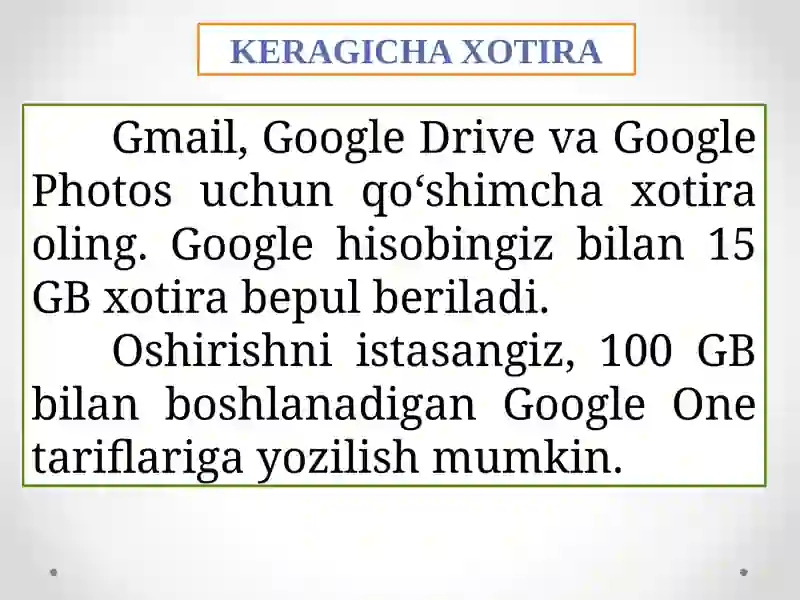 Google One 4