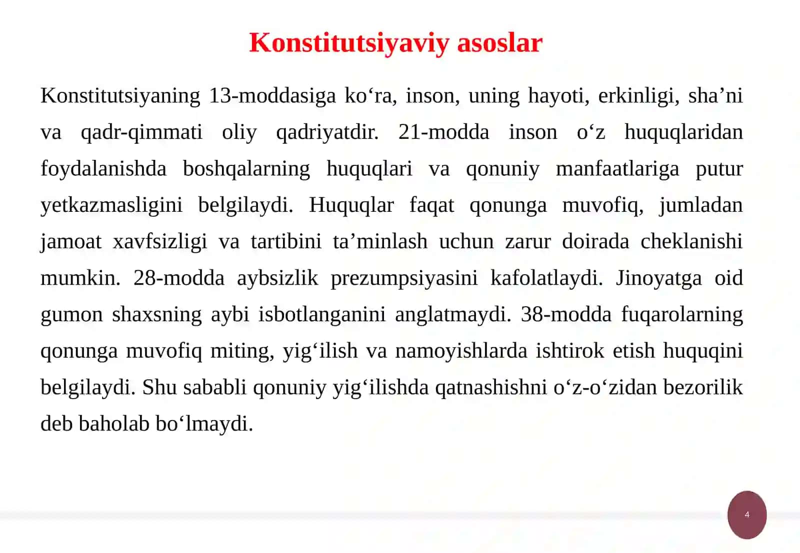 Jamoat tartibiga qarshi jinoiyatlar 4