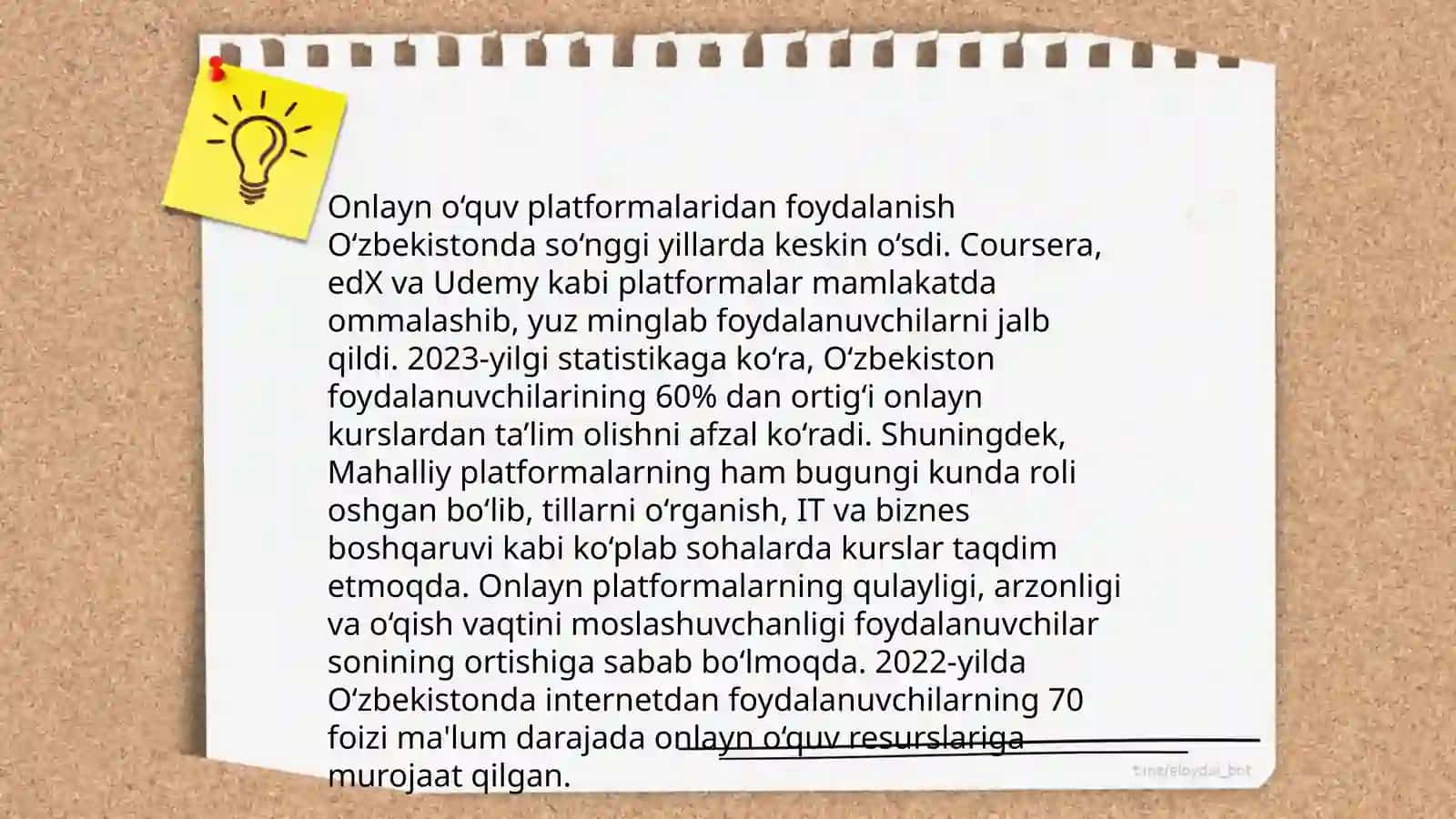 Internet xizmatlaridan foydalanish imkoniyatlari 4