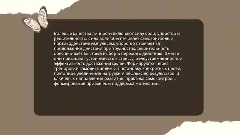 Личность и её волевая сфера 4