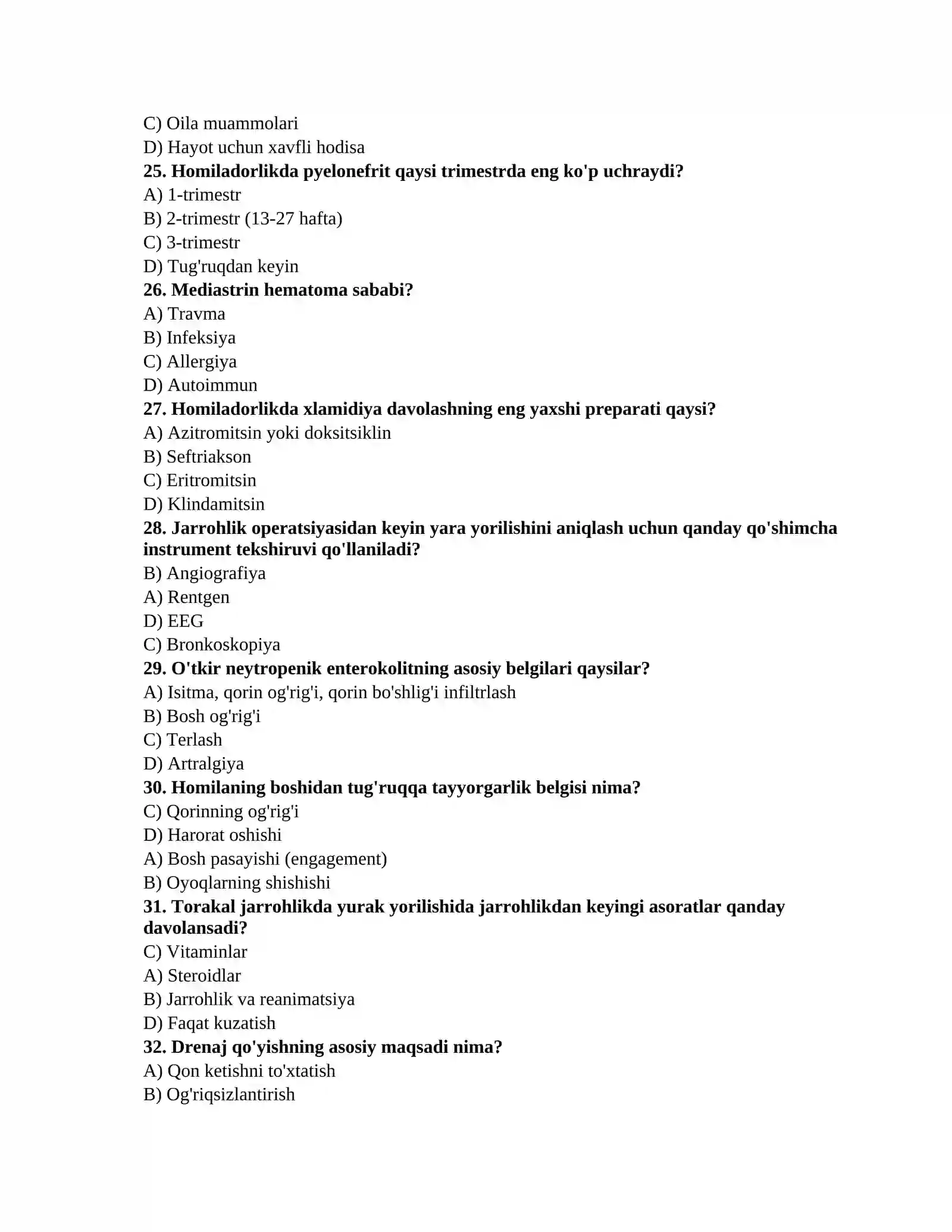 Biokimyo testlari 4