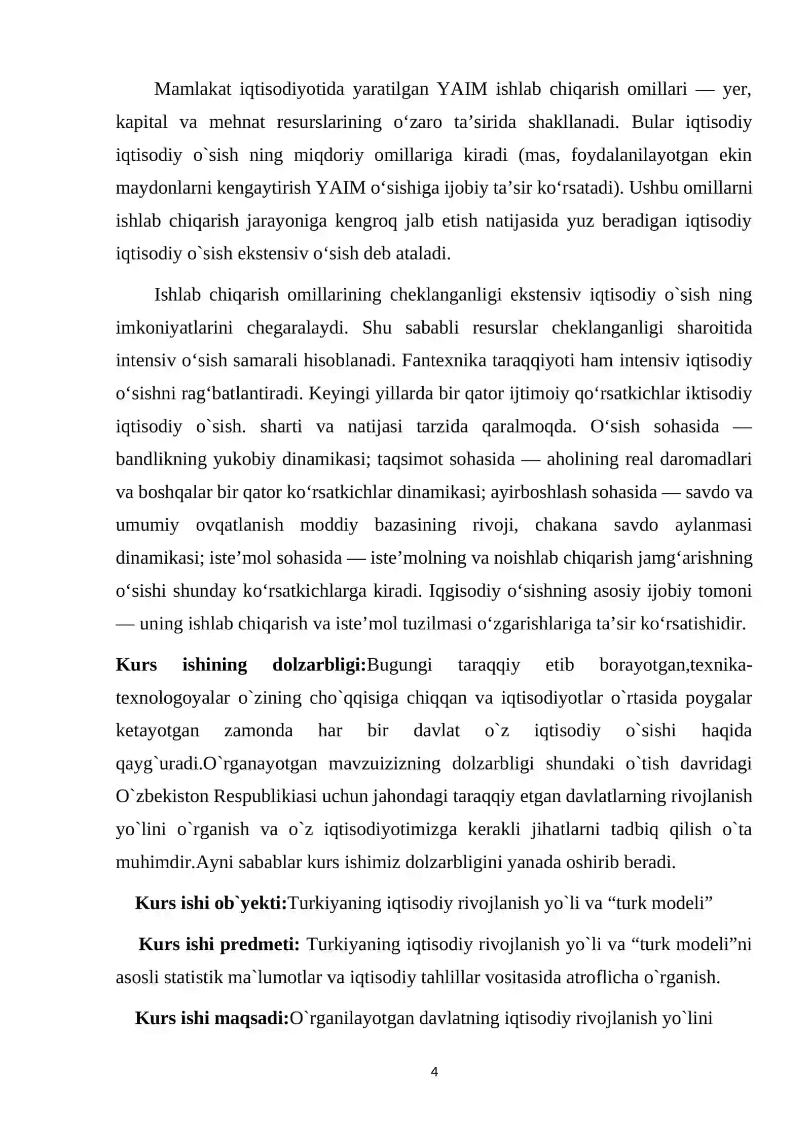 Turkiyaning iqtisodiy taraqqiyoti va turkiya modeli 4