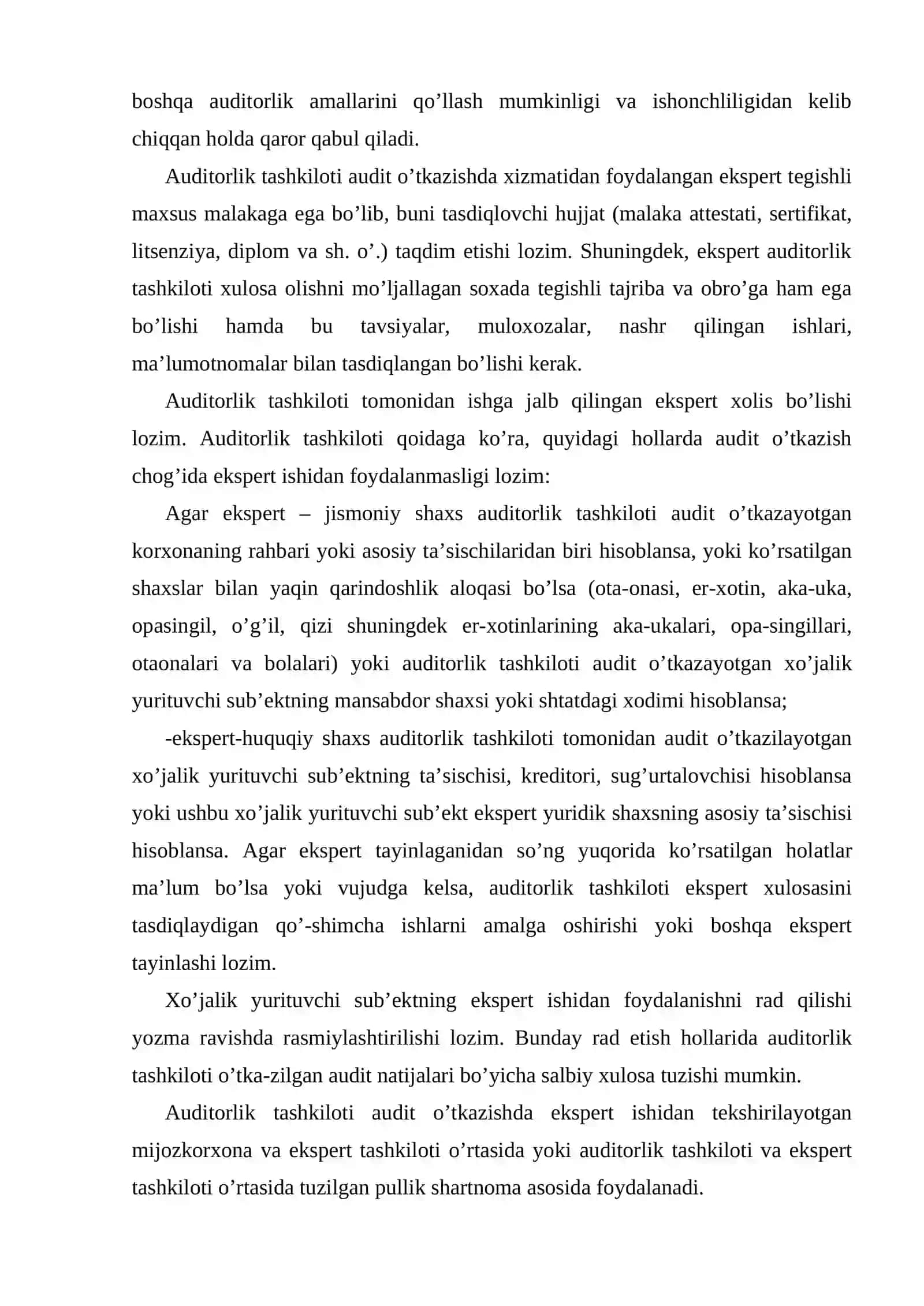 Ekspert ishlaridan foydalanish 4