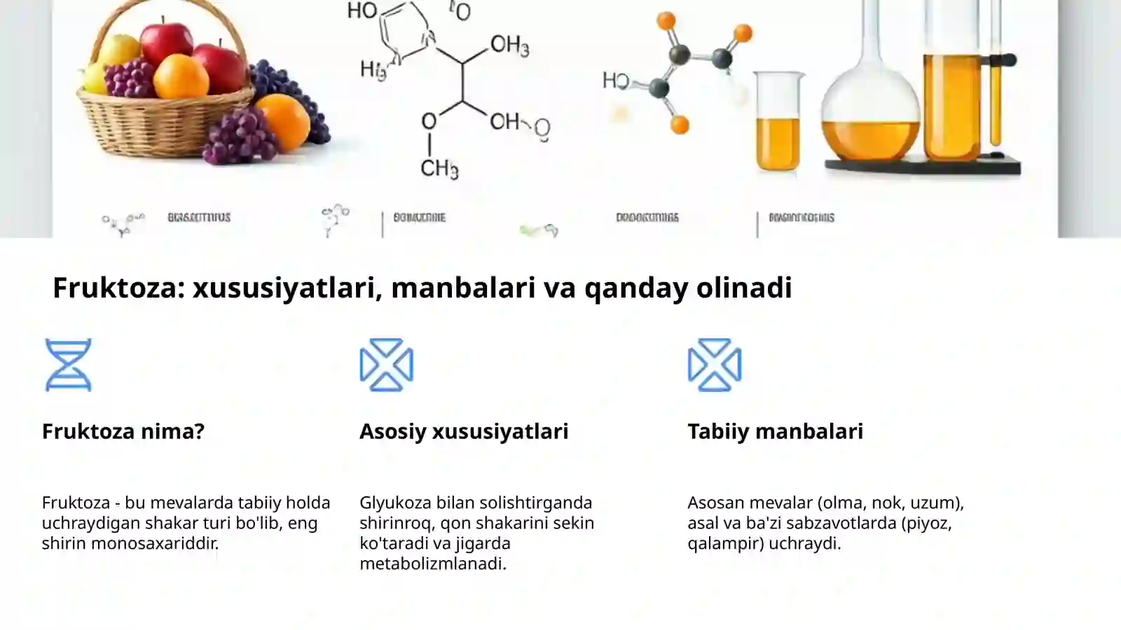 Monosaxaridlar: Monosaxaridlar va ularning xossalari 4