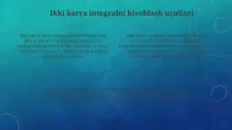 Ikki o‘lchovli integralni hisoblash, geometrik va mexanik ma’nosi 4