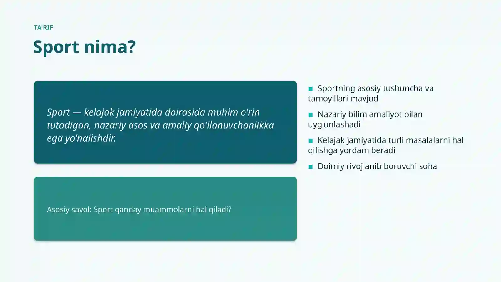 KELAJAK JAMIYATIDA 4