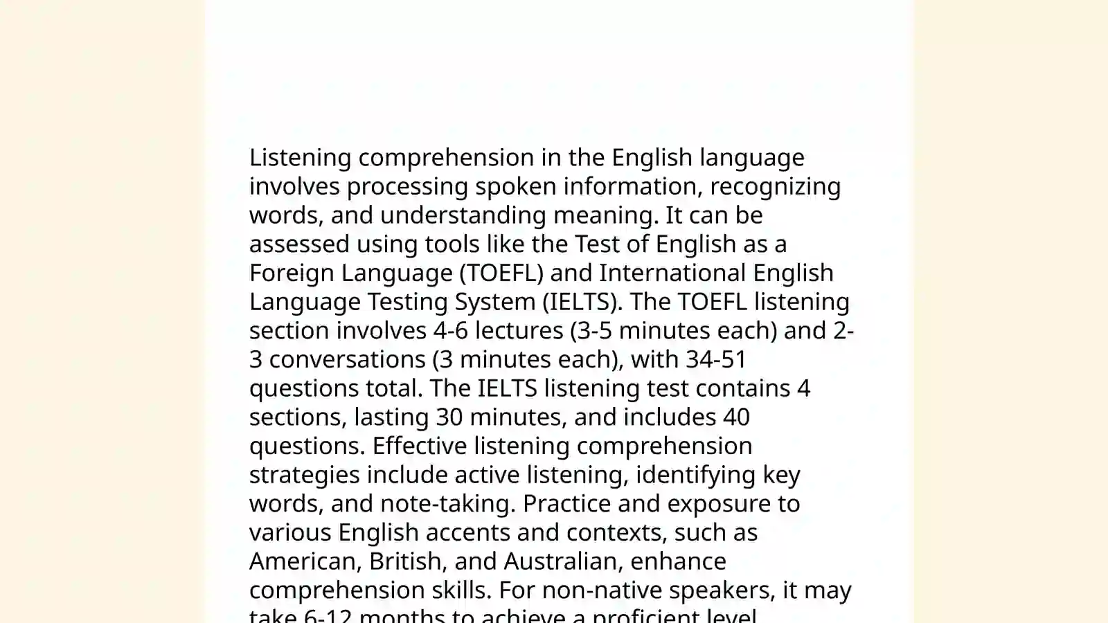 ELD Assessment 4